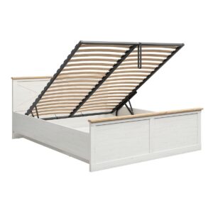 Wohnli Möbelsuche - BOXBETT 180/200 Victoria Weiß und Holz