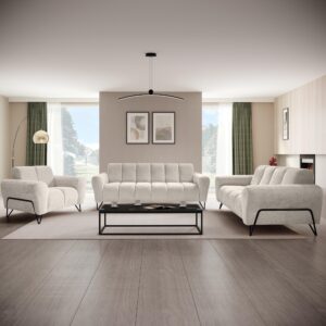 RELAXSESSEL Volare mit Metallbeinen Creme Textil Beautysofa Möbel > Sessel > Polstersessel Weiß