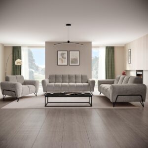wohnli-moebel-suche-800001383082-1 RELAXSESSEL Volare mit Metallbeinen Hellbraun Textil Beautysofa Möbel > Sessel > Polstersessel Braun