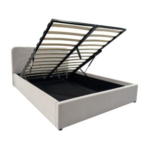 wohnli-moebel-suche-800001387009 Wohnli Möbelsuche - BETTKASTEN 140x190 mit kopfteil bezogen mit beigem livy 205/150/88 cm