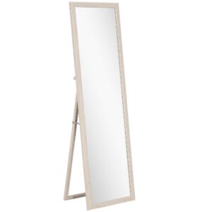 Wohnli Möbelsuche - GANZKÖRPERSPIEGEL 160 x 50 cm Rechteckig Standspiegel mit Steinoptik