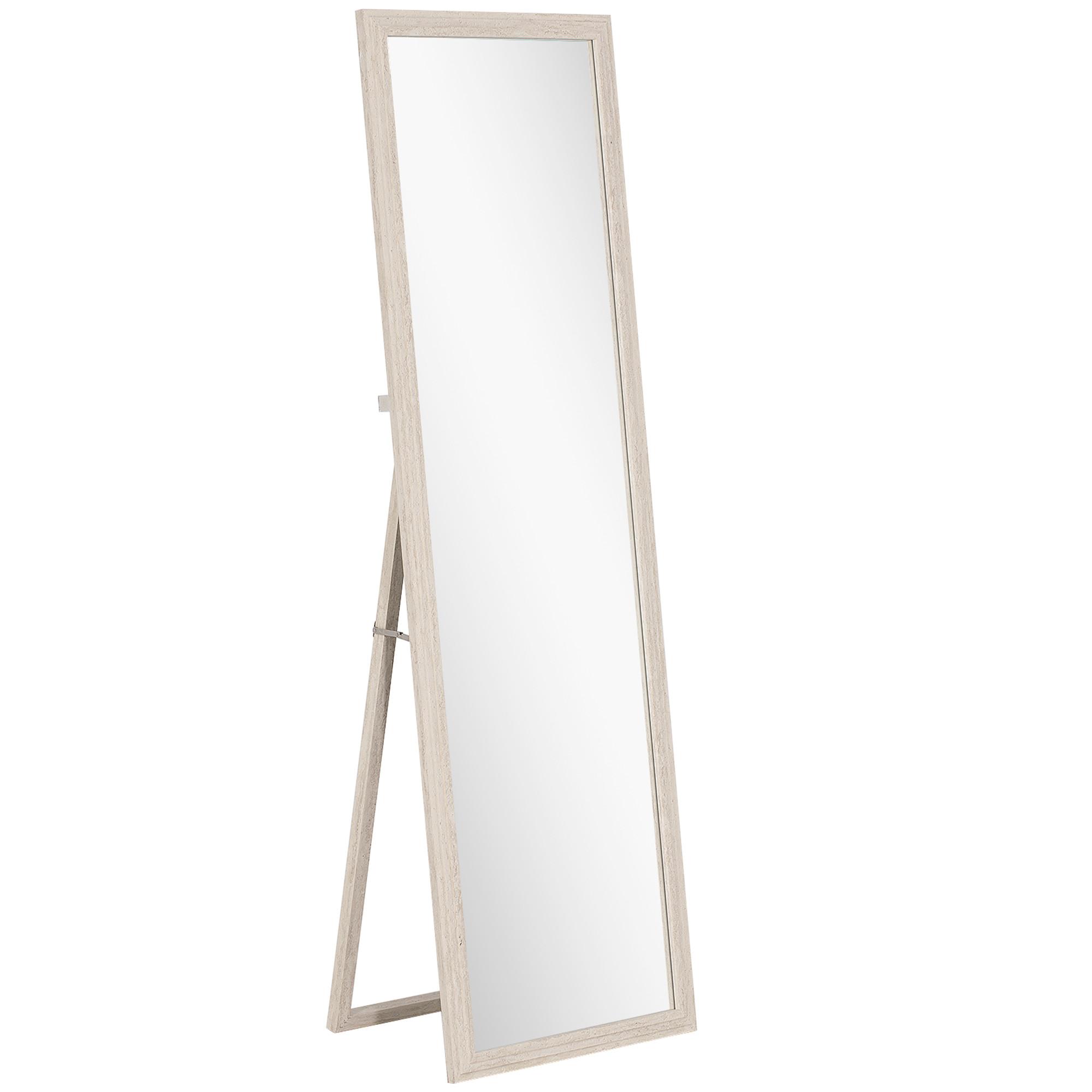 Wohnli Möbelsuche - GANZKÖRPERSPIEGEL 160 x 50 cm Rechteckig Standspiegel mit Steinoptik