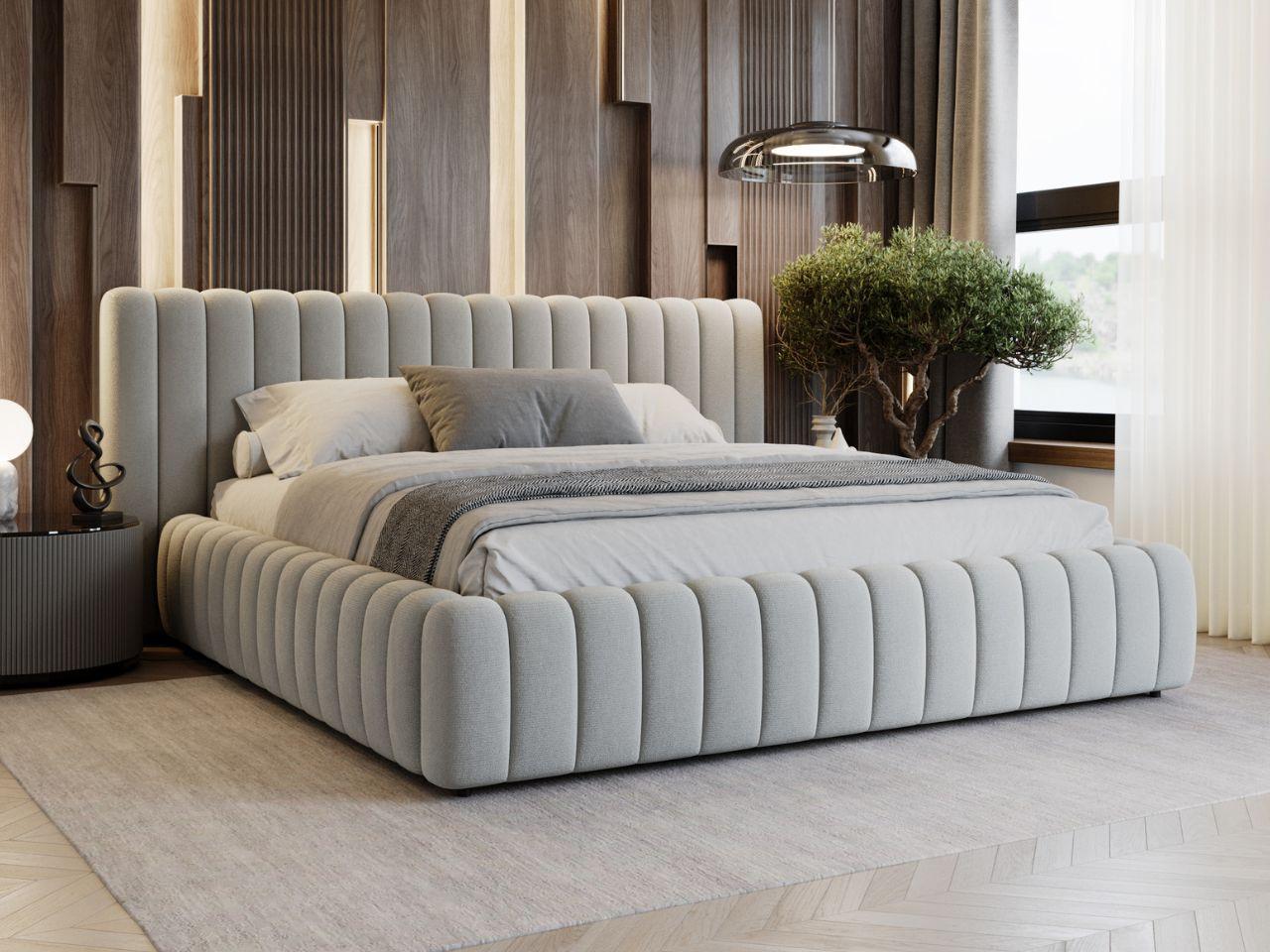 wohnli-moebel-suche-800001392532-1 POLSTERBETT Bliss 180x200 Grau Textil Graingold Möbel > Betten > Polsterbetten Grau