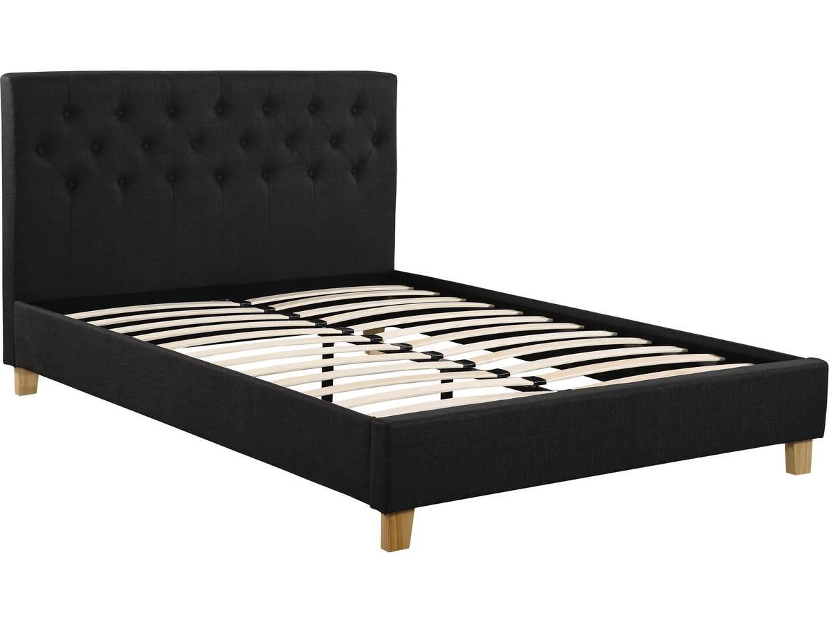 Wohnli Möbelsuche - BETT emmy Grau