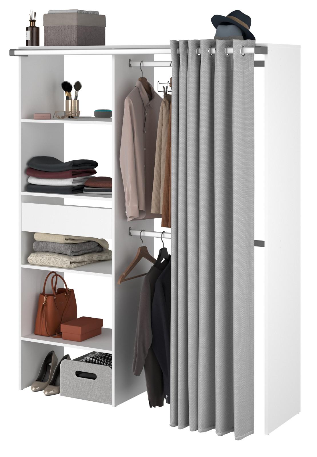 Wohnli Möbelsuche - KLEIDERSCHRANK weiß