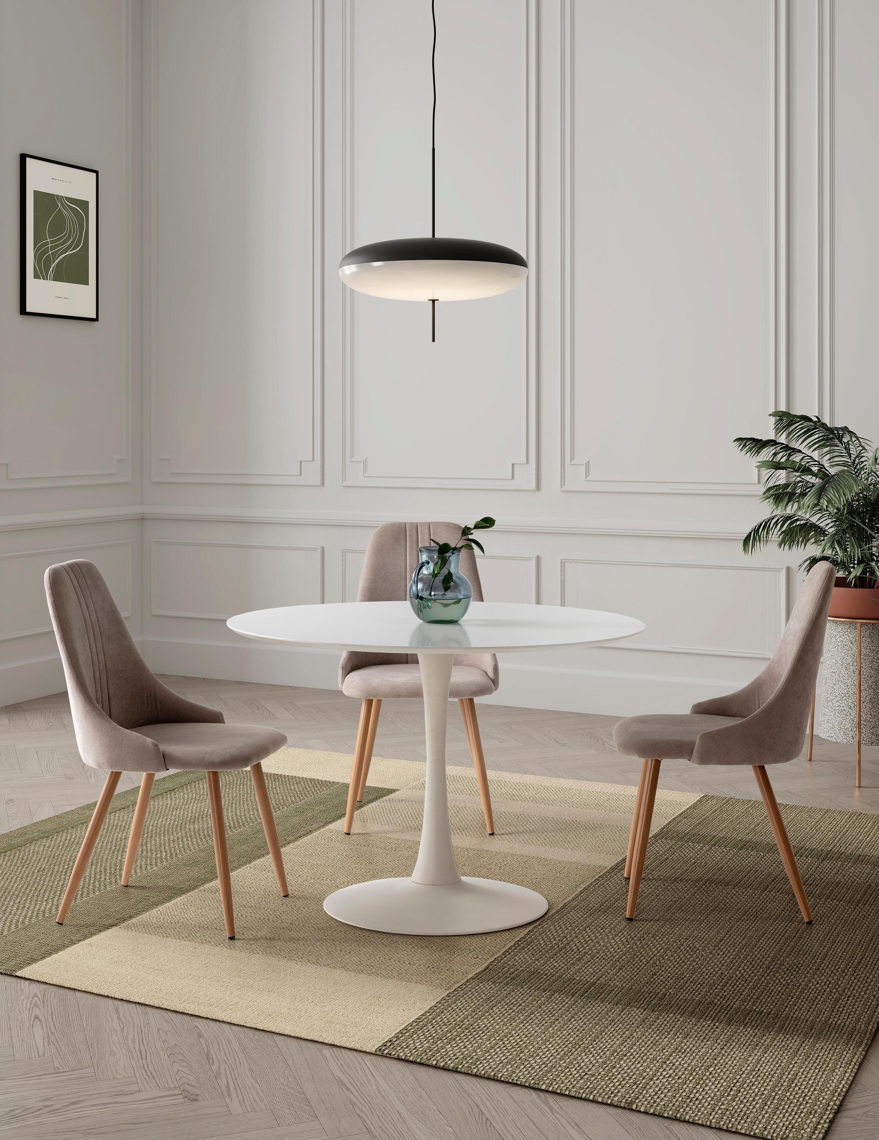 wohnli-moebel-suche-800001396480-1 ESSTISCH Oda Weiß 110/110/75 cm Holz Calicosy Möbel > Tische > Esstische Weiß
