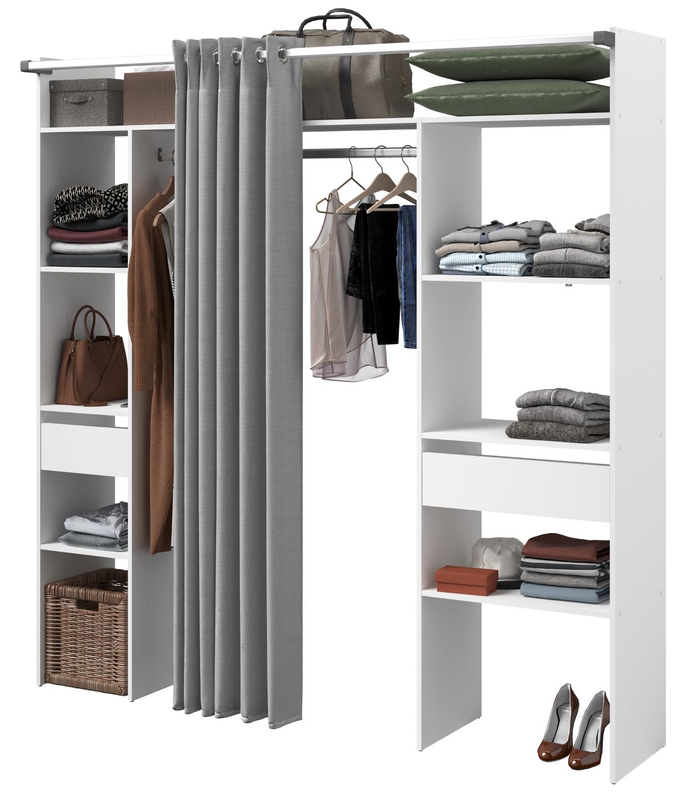 Wohnli Möbelsuche - KLEIDERSCHRANK weiß
