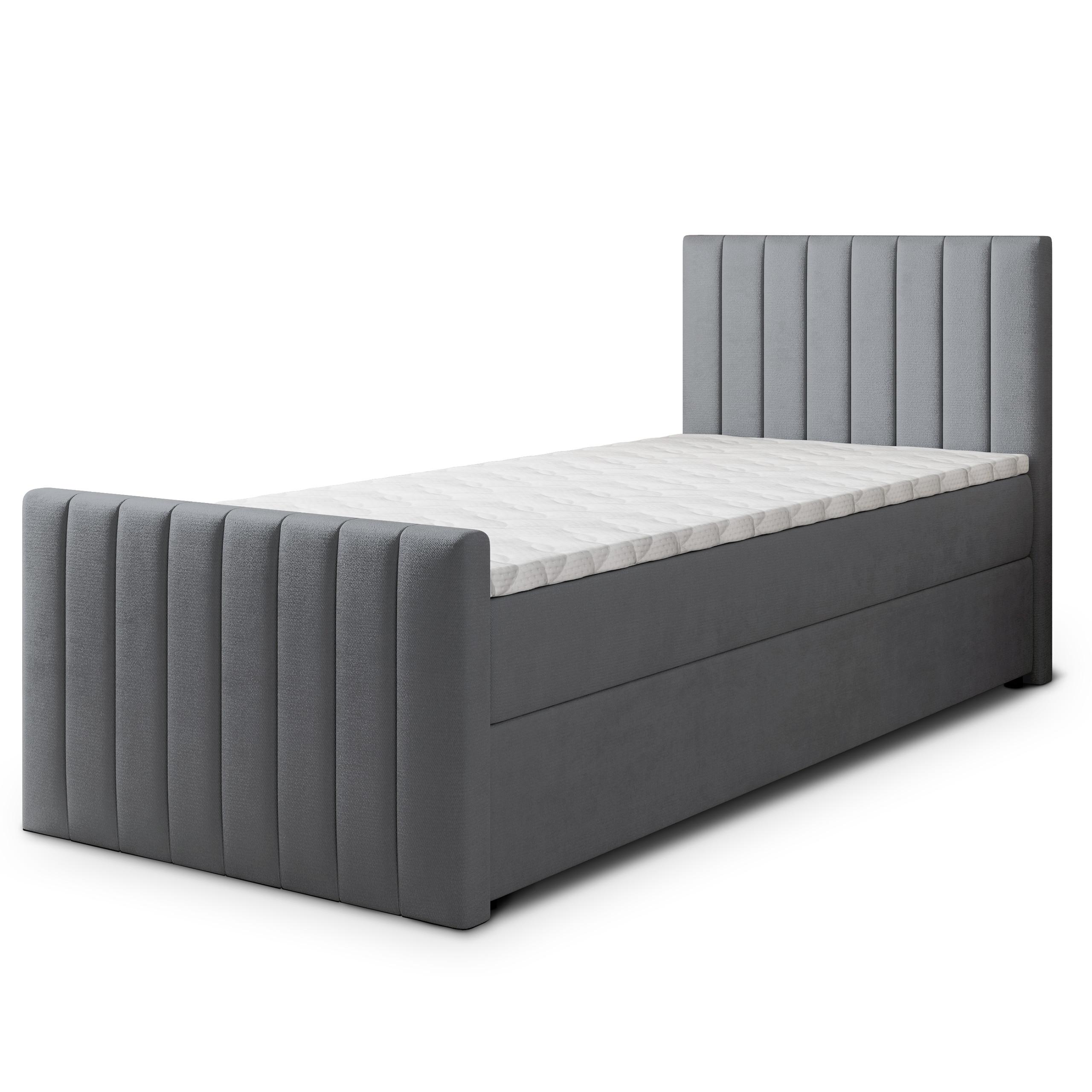 Wohnli Möbelsuche - BOXBETT ARION 100 100x200 cm mit Matratze und Topper