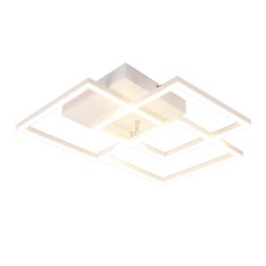 wohnli-moebel-suche-800001403463 Wohnli Möbelsuche - LED-DECKENLEUCHTE Kranzfluch 40.0/9.0/40.0 cm Deckenlampe