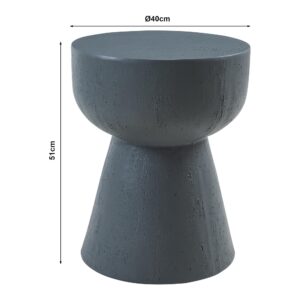 BEISTELLTISCH Oulvepijanse Stein [en.casa] Möbel > Tische > Beistelltische Grau