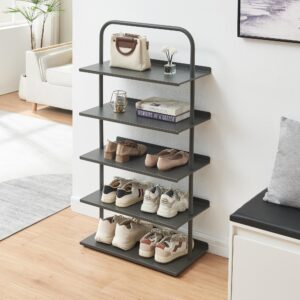 SCHUHREGAL Poytya Metall [en.casa] Garderoben > Schuhregale Anthrazit