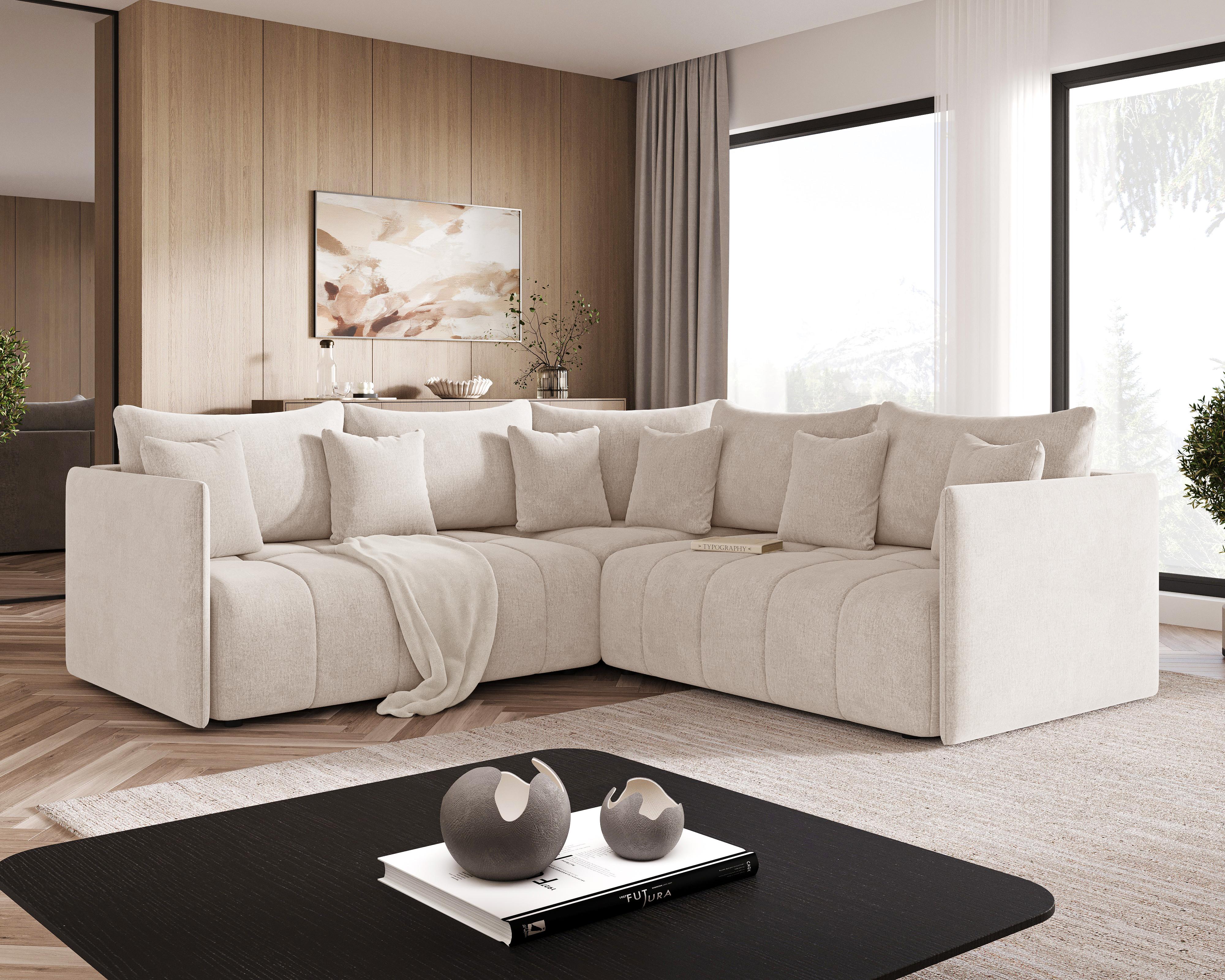 ECKSOFA Ardi Beige Textil Graingold Möbel > Sofas & Couches > Wohnlandschaften > Ecksofas Beige