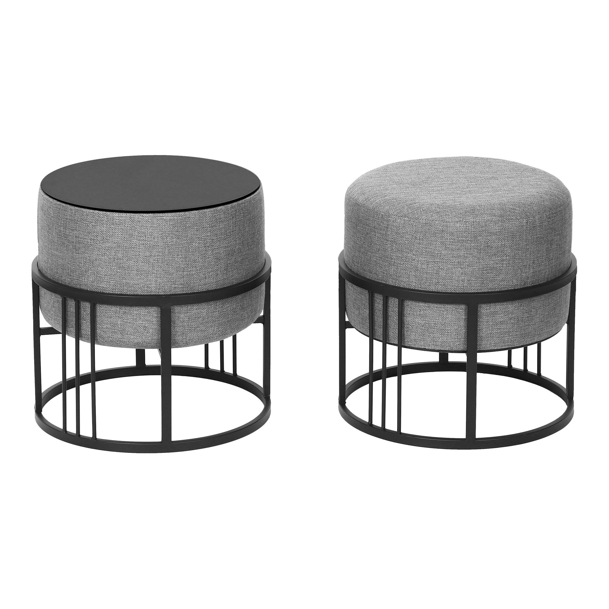 Wohnli Möbelsuche - HOCKER-SET 2-TLG. Tas