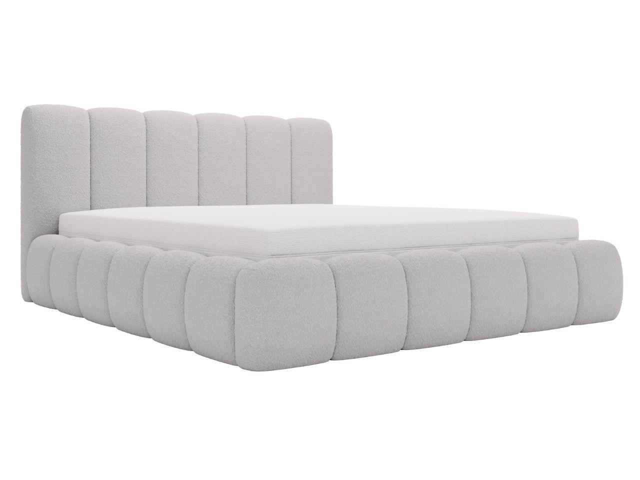 wohnli-moebel-suche-800001411187 Wohnli Möbelsuche - POLSTERBETT Cloud 180x200 Bouclé-Stoff Grau