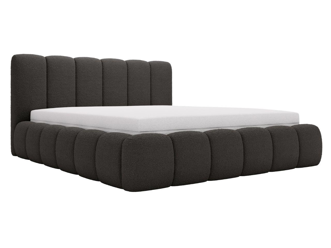 wohnli-moebel-suche-800001411207 Wohnli Möbelsuche - POLSTERBETT Cloud 180x200 Bouclé-Stoff Schwarz