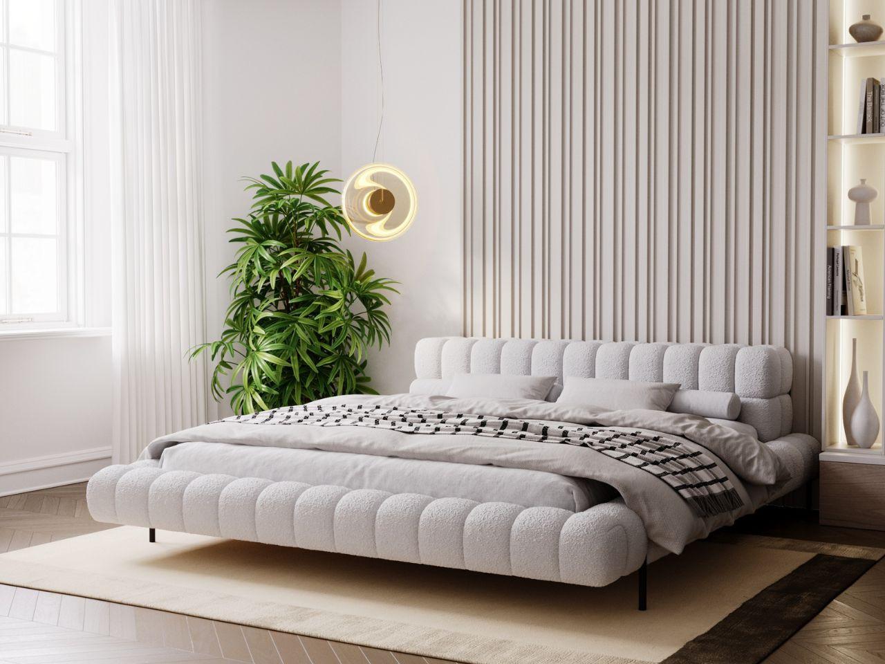 wohnli-moebel-suche-800001411369-1 POLSTERBETT Imagine 140x200 Grau Textil Graingold Möbel > Betten > Polsterbetten Grau