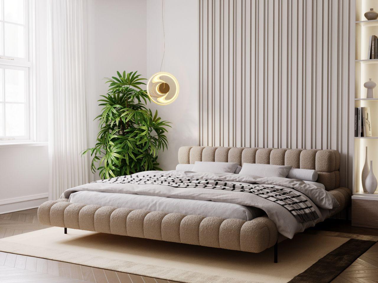 wohnli-moebel-suche-800001411377-1 POLSTERBETT Imagine 160x200 Braun Textil Graingold Möbel > Betten > Polsterbetten Braun