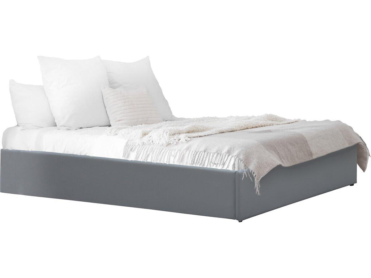 Wohnli Möbelsuche - BETT ava Grau