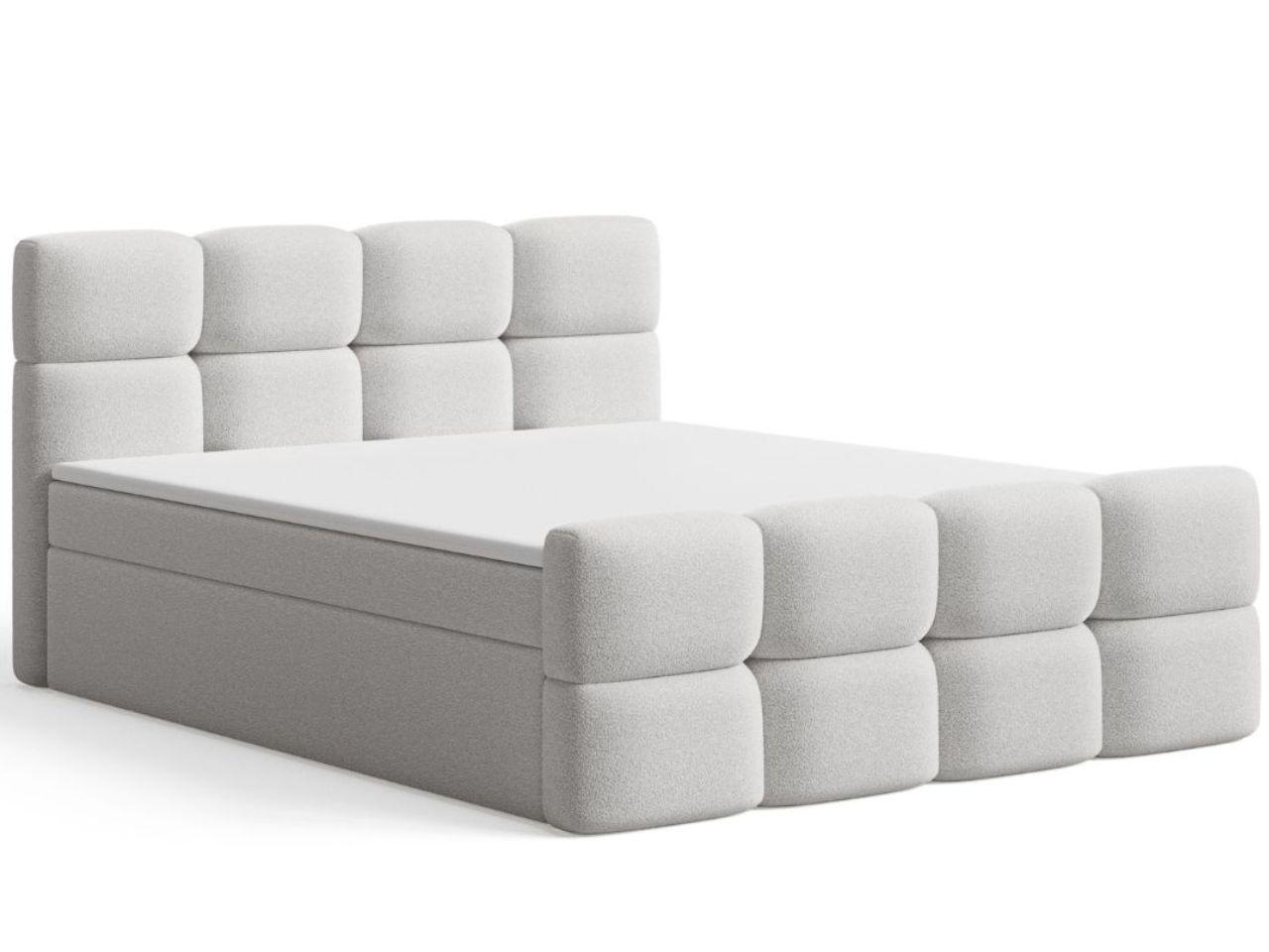 wohnli-moebel-suche-800001411747 Wohnli Möbelsuche - BOXBETT Rivon 160x200 Bouclé-Stoff Hellgrau
