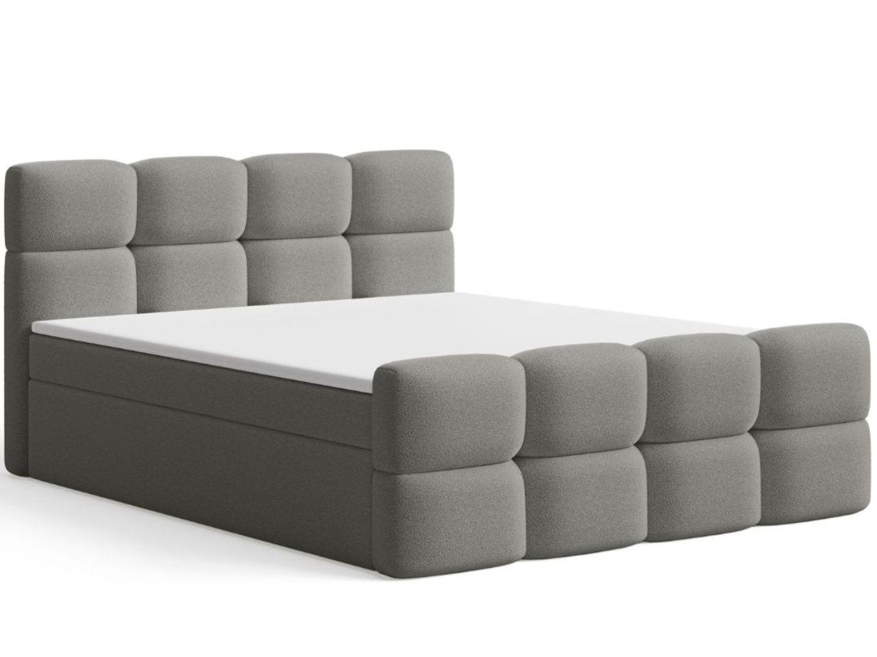 wohnli-moebel-suche-800001411753 Wohnli Möbelsuche - BOXBETT Rivon 160x200 Bouclé-Stoff Grau
