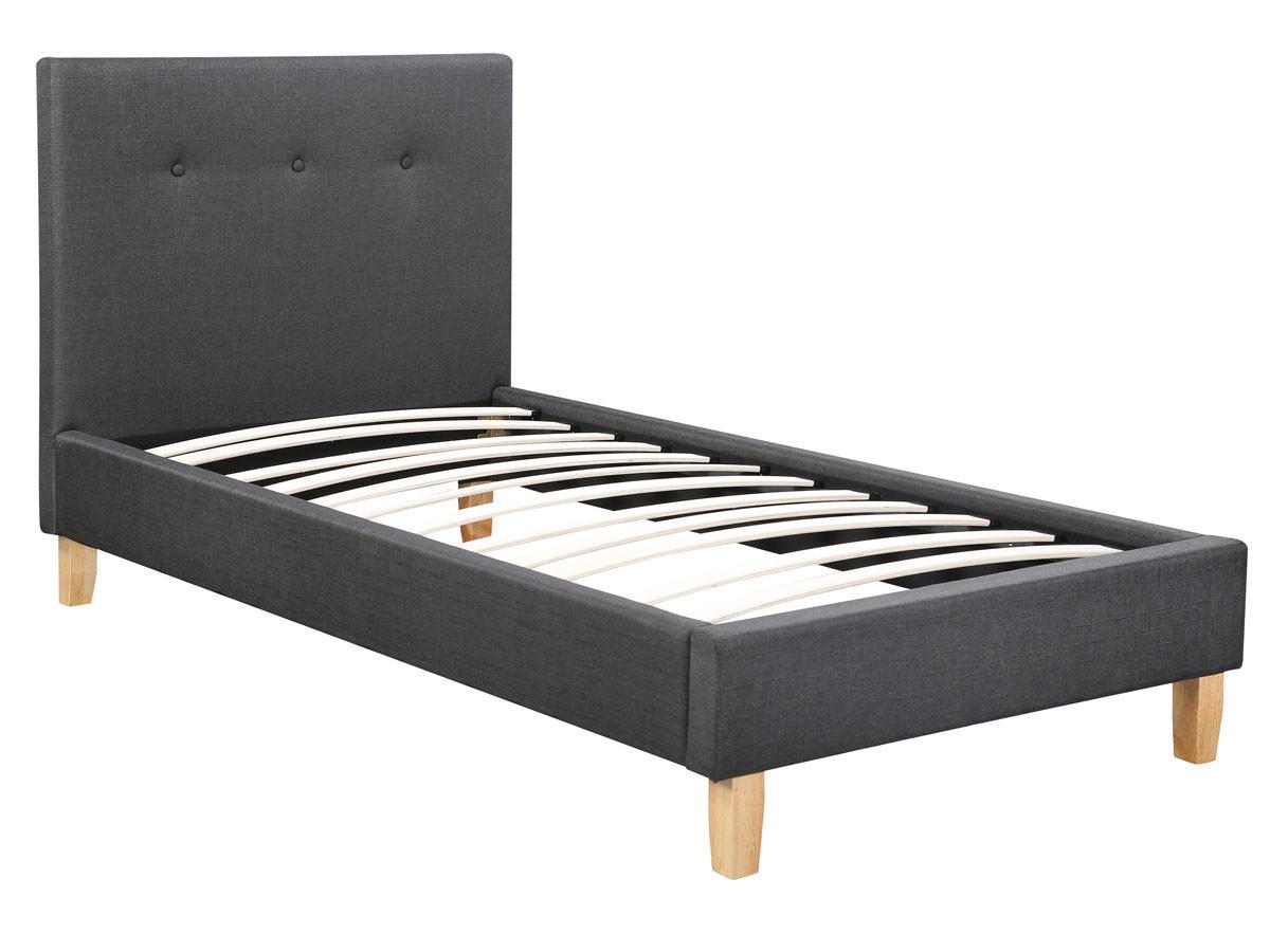Wohnli Möbelsuche - BETT elise Grau