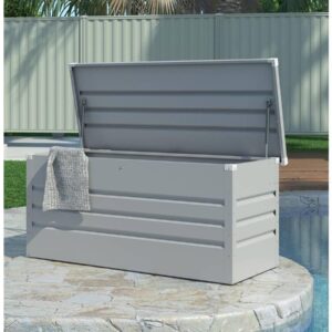 GARTENSCHRANK - GARTENTRUHE store Silber Holz Habitat Garten Möbel > Kommoden & Schubladenschränke > Kommoden Grau