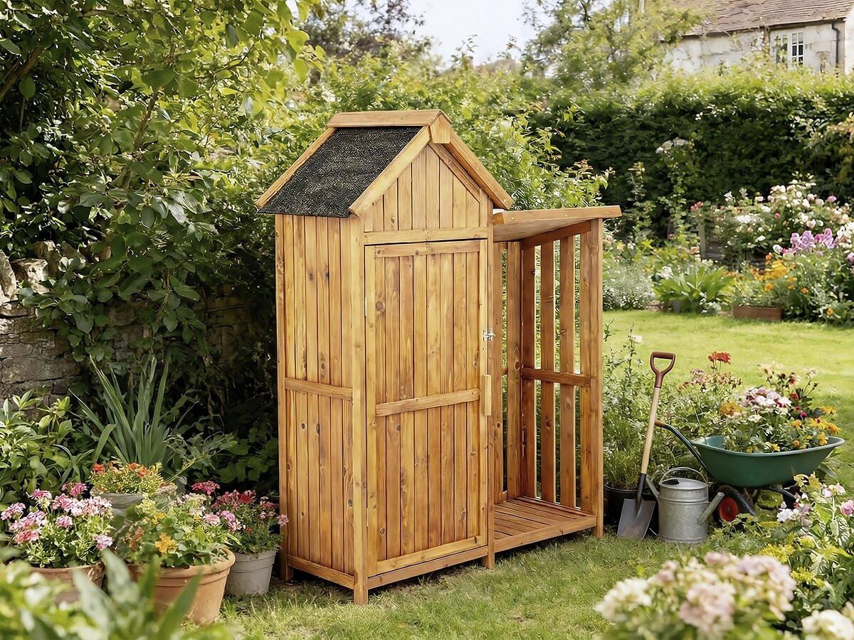 wohnli-moebel-suche-800001414873-1 GARTENSCHRANK - GARTENTRUHE noé Braun Holz Habitat Garten Möbel > Kommoden & Schubladenschränke > Kommoden Braun