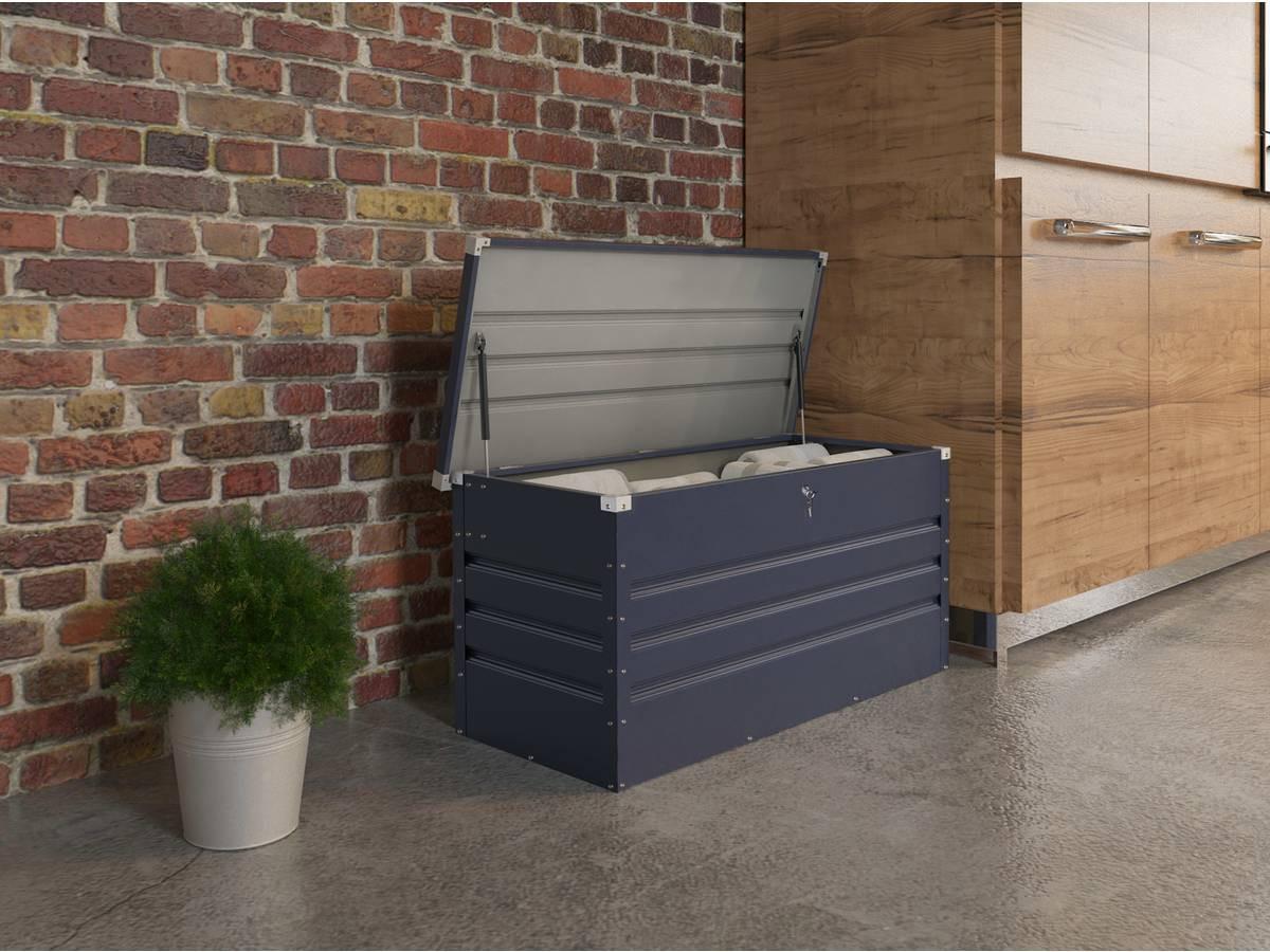 GARTENSCHRANK - GARTENTRUHE store Grau Holz Habitat Garten Möbel > Kommoden & Schubladenschränke > Kommoden Grau