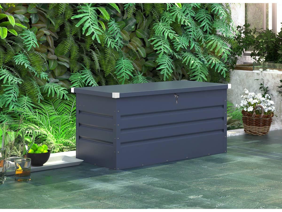 GARTENSCHRANK - GARTENTRUHE store Grau Holz Habitat Garten Möbel > Kommoden & Schubladenschränke > Kommoden Grau