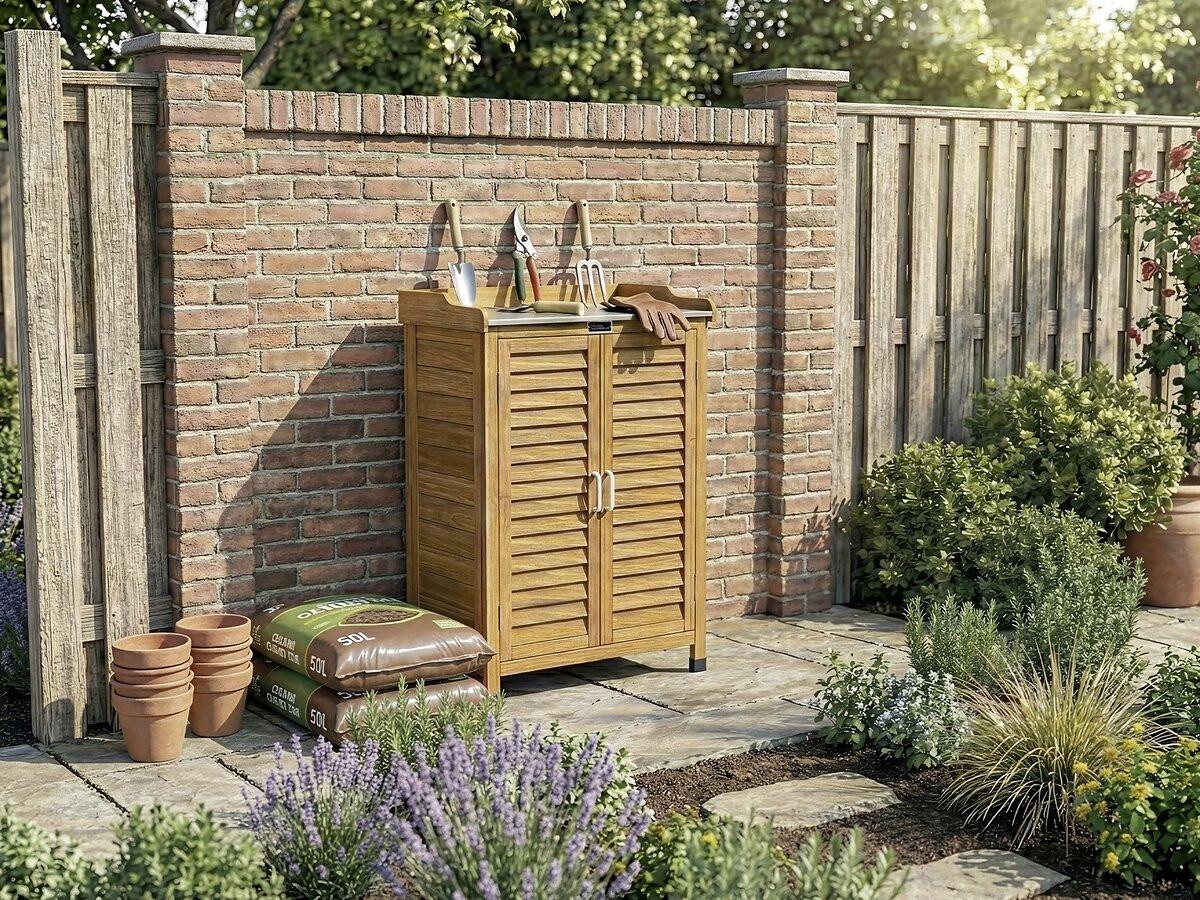 wohnli-moebel-suche-800001414922-1 GARTENSCHRANK - GARTENTRUHE alexia Braun Holz Habitat Garten Möbel > Kommoden & Schubladenschränke > Kommoden Braun