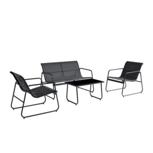 wohnli-moebel-suche-800001419934 Wohnli Möbelsuche - GARTENMÖBELSET Genua 4-tlg. Anthrazit
