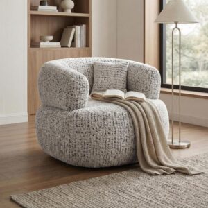 Drehsessel mit runder Form