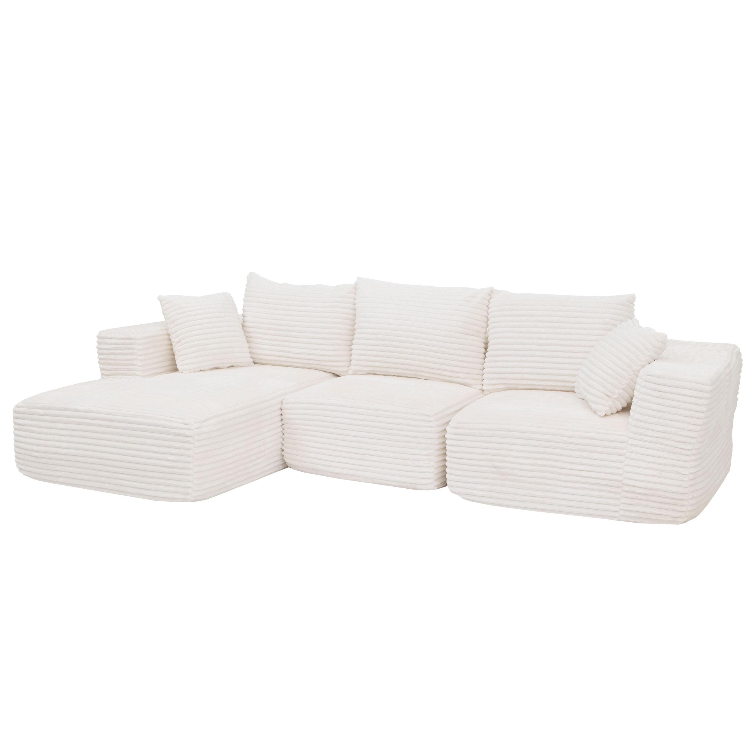 Wohnli Möbelsuche - SOFA-GARNITUR Weiß