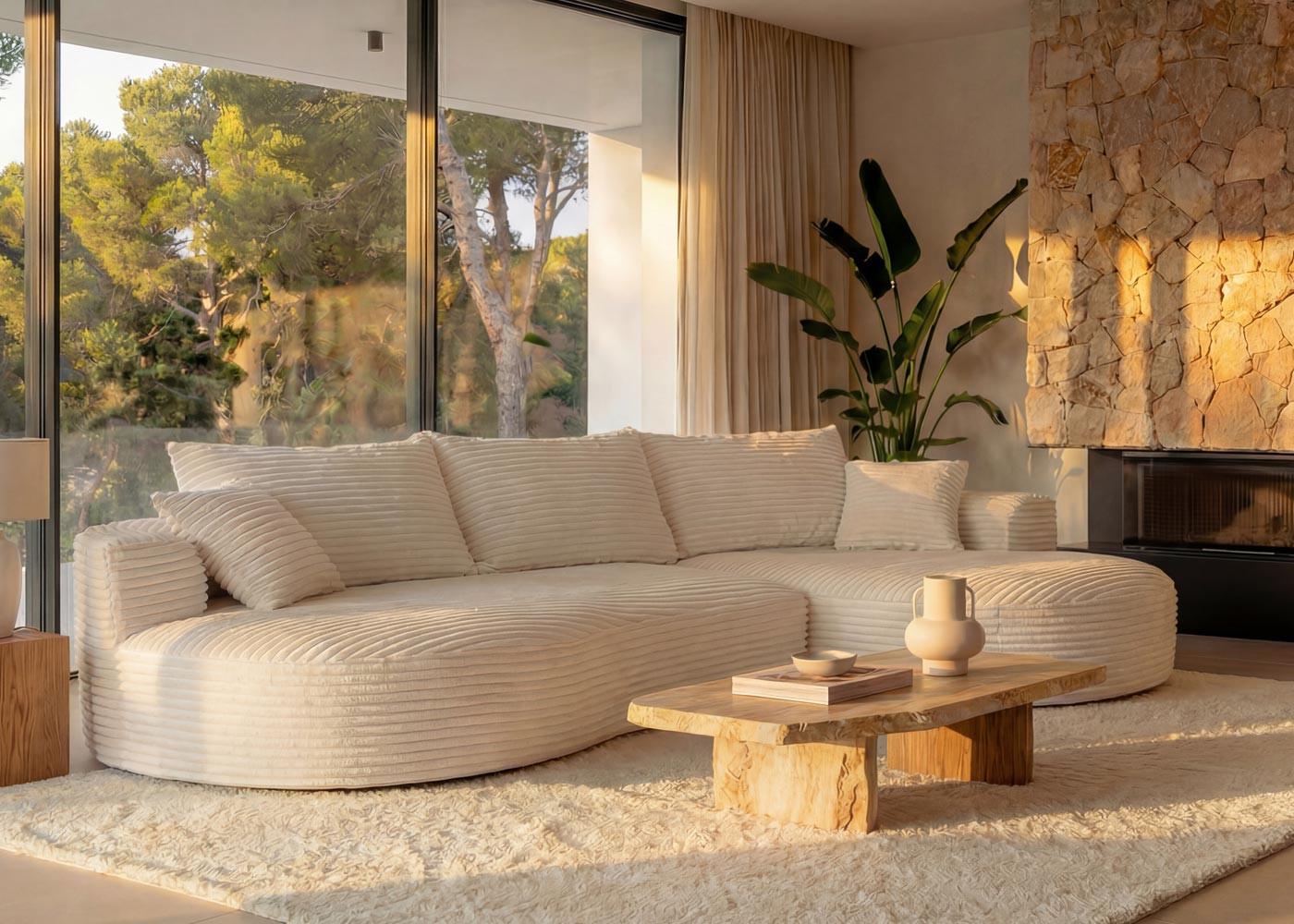 wohnli-moebel-suche-800001420693-1 SOFA-GARNITUR Weiß Textil MCW Garten & Outdoor > Gartenmöbel Weiß