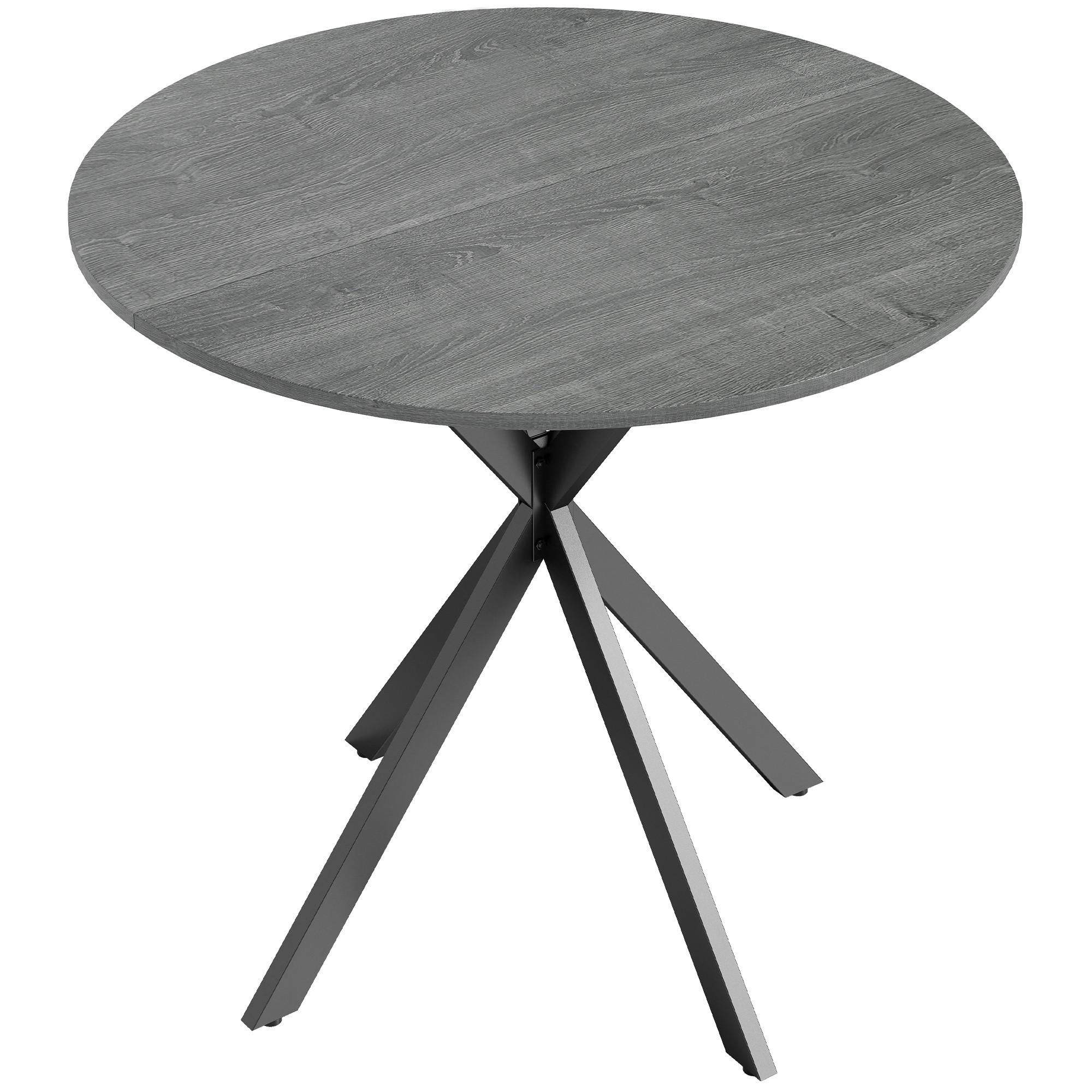 Wohnli Möbelsuche - KÜCHENTISCH rund Grau 80/80/75 cm