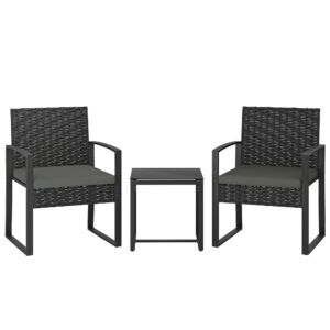 Wohnli Möbelsuche - BISTROSET 3 TLG. mit 2 Gartenstühlen & Couchtisch
