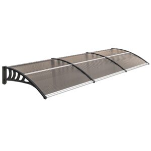 Wohnli Möbelsuche - PULTVORDACH Polycarbonate Aluminium Braun Schwarz
