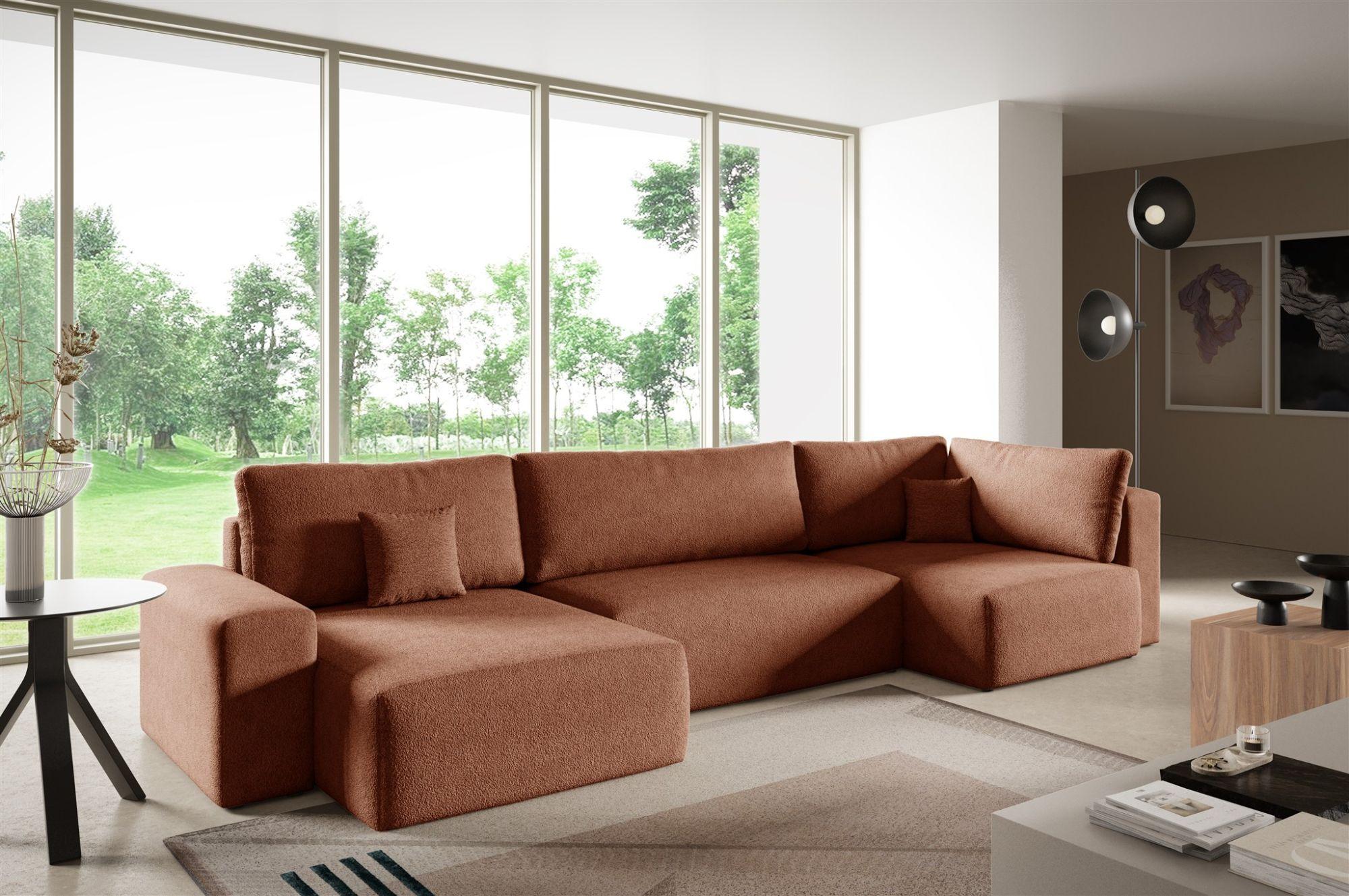 wohnli-moebel-suche-800001422871-1 WOHNLANDSCHAFT Arona Xl Textil Fun Möbel Möbel > Sofas & Couches > Wohnlandschaften > Wohnlandschaften U-Form Braun