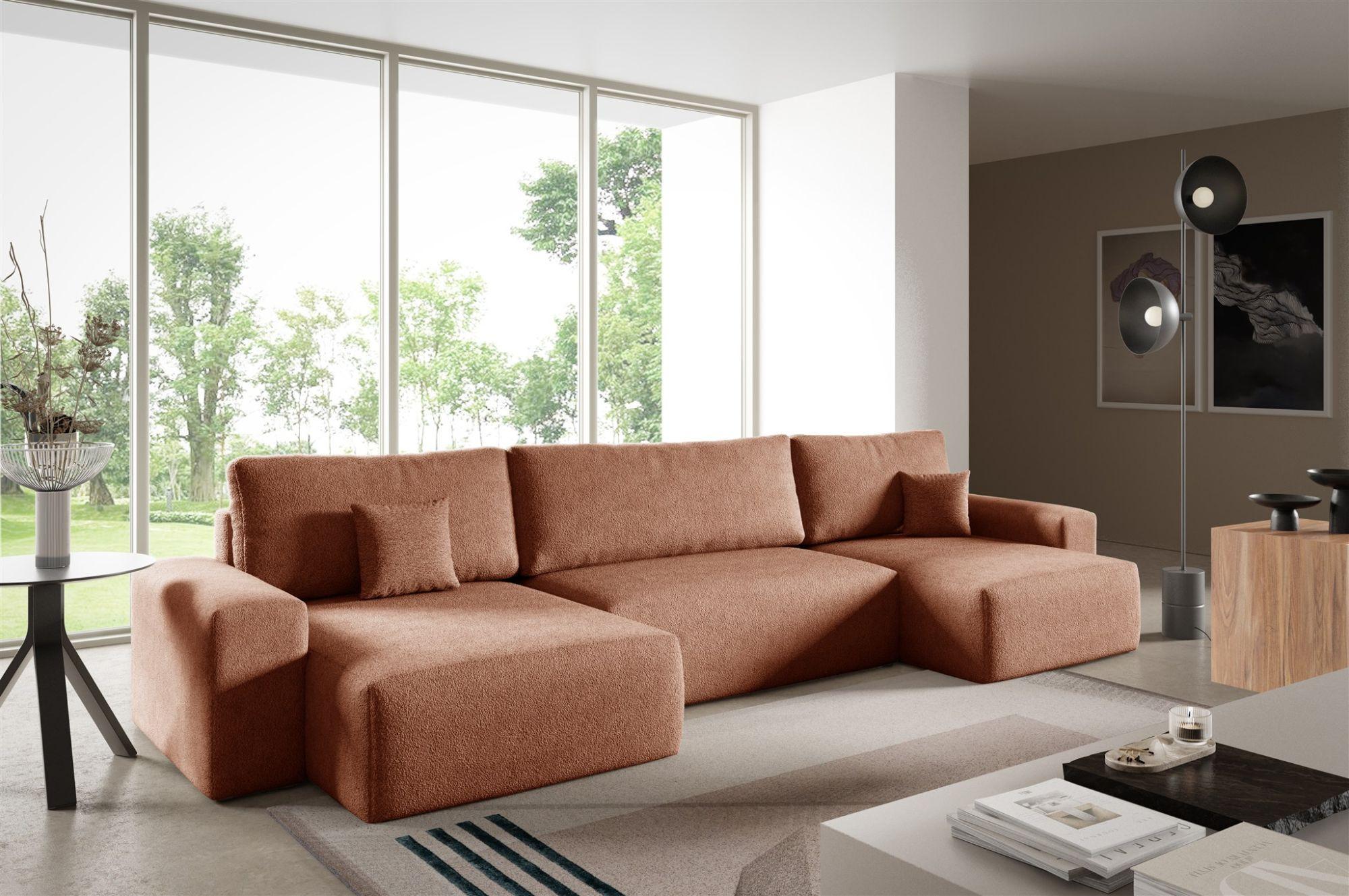 wohnli-moebel-suche-800001422881-1 WOHNLANDSCHAFT Arona Textil Fun Möbel Möbel > Sofas & Couches > Wohnlandschaften > Wohnlandschaften U-Form Braun