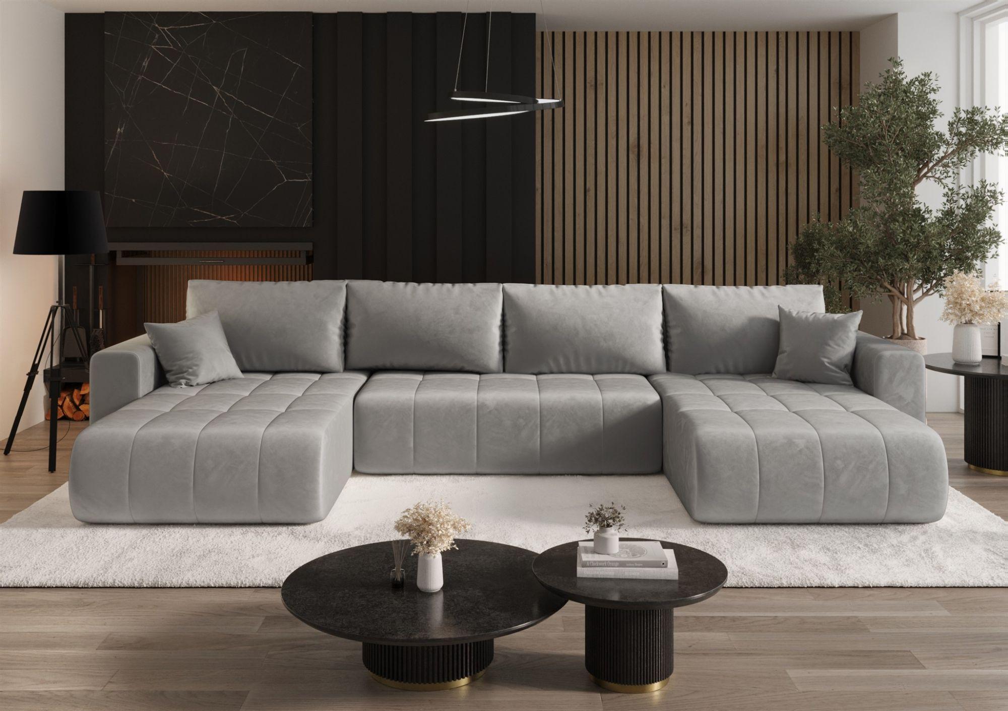 wohnli-moebel-suche-800001422973-1 WOHNLANDSCHAFT Camila In Monolith Textil Fun Möbel Möbel > Sofas & Couches > Wohnlandschaften > Wohnlandschaften U-Form Grau