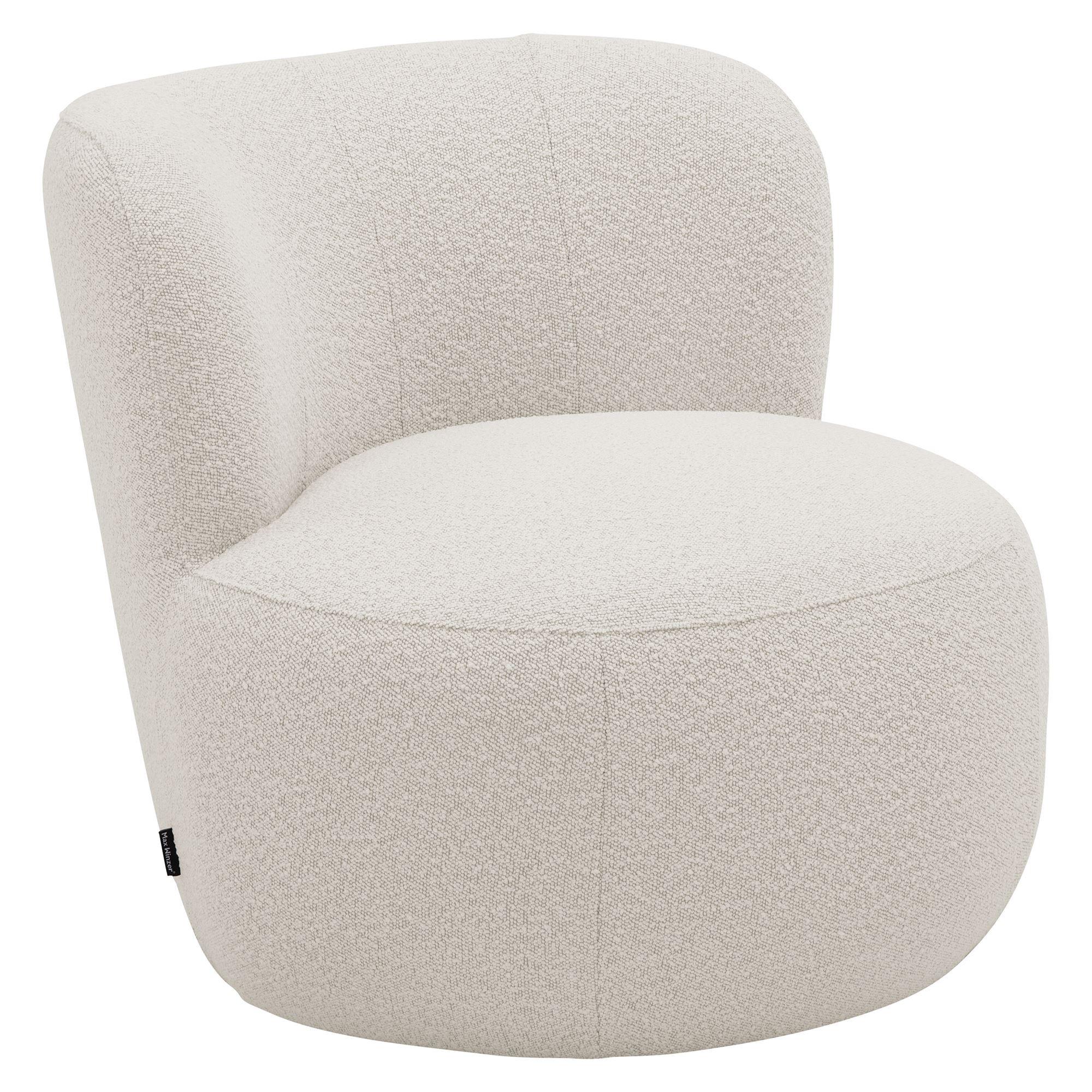 Wohnli Möbelsuche - POLSTERSESSEL Katuscha Bouclé-Gewebe creme