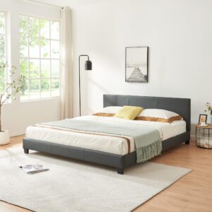 POLSTERBETT Albacete Textil Corium Möbel > Betten > Polsterbetten Grau