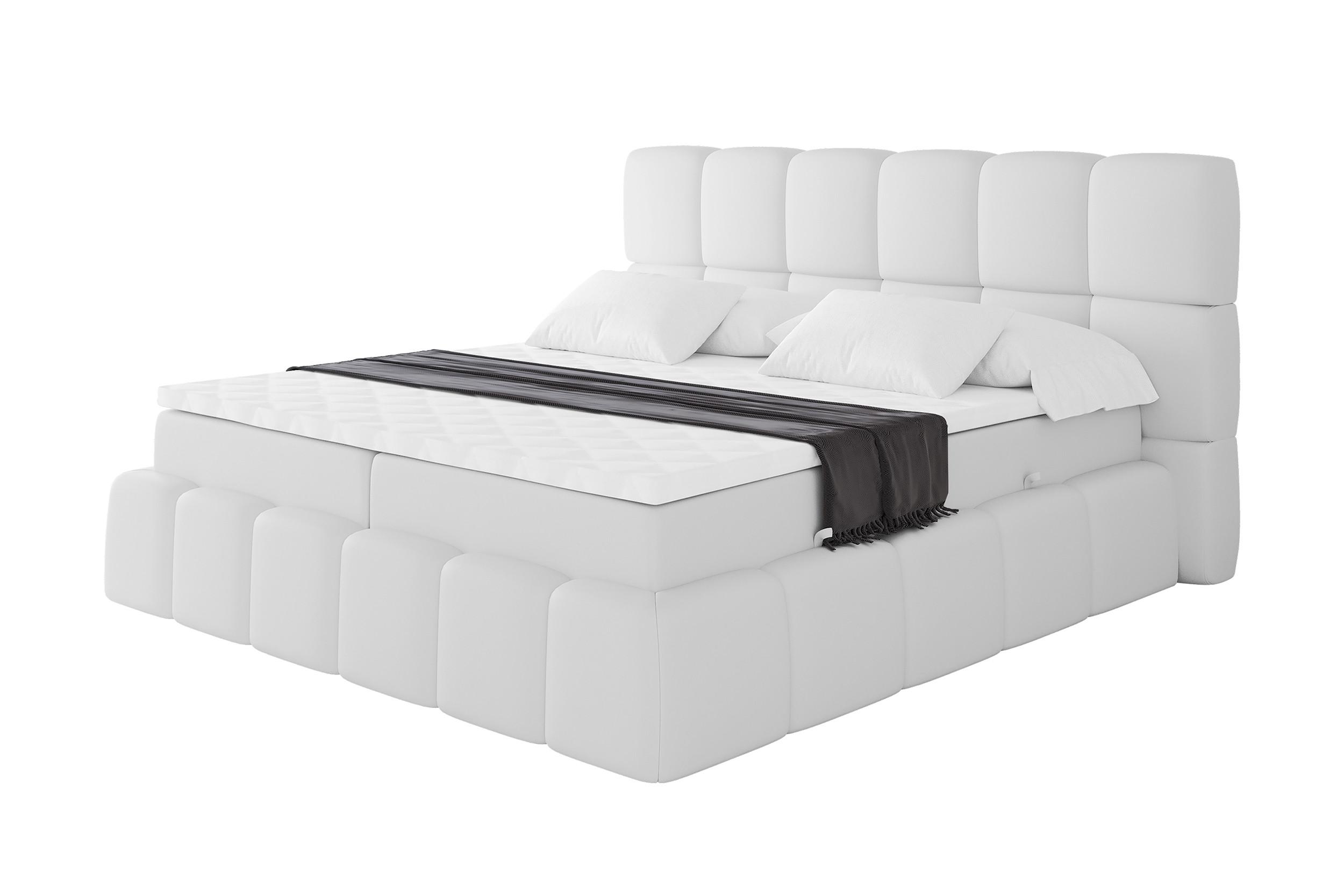 wohnli-moebel-suche-800001425814 Wohnli Möbelsuche - BOXBETT - AURI-H3 - 180x200 Weiß Kunstleder