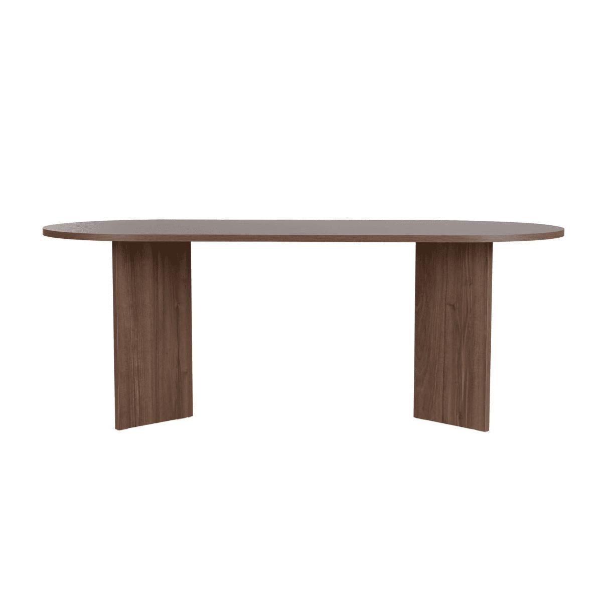 Wohnli Möbelsuche - ESSTISCH mit ovaler Tischplatte L200 cm 90/200/75 cm