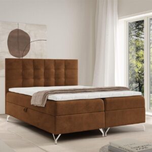 BOXBETT Candela Pre..überlänge Textil Fun Möbel Möbel > Betten > Boxspringbetten Braun