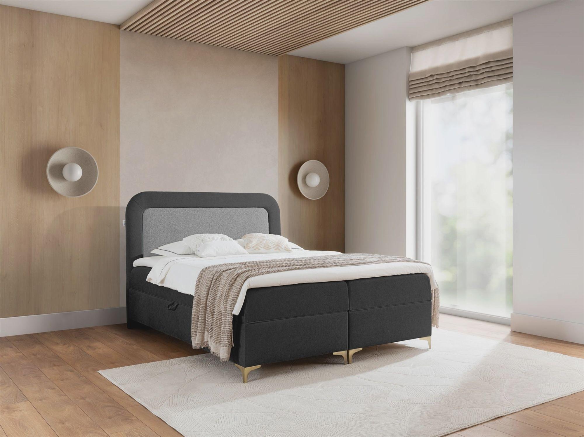 wohnli-moebel-suche-800001427922-1 BOXBETT Willow Textil Fun Möbel Möbel > Betten > Boxspringbetten Anthrazit