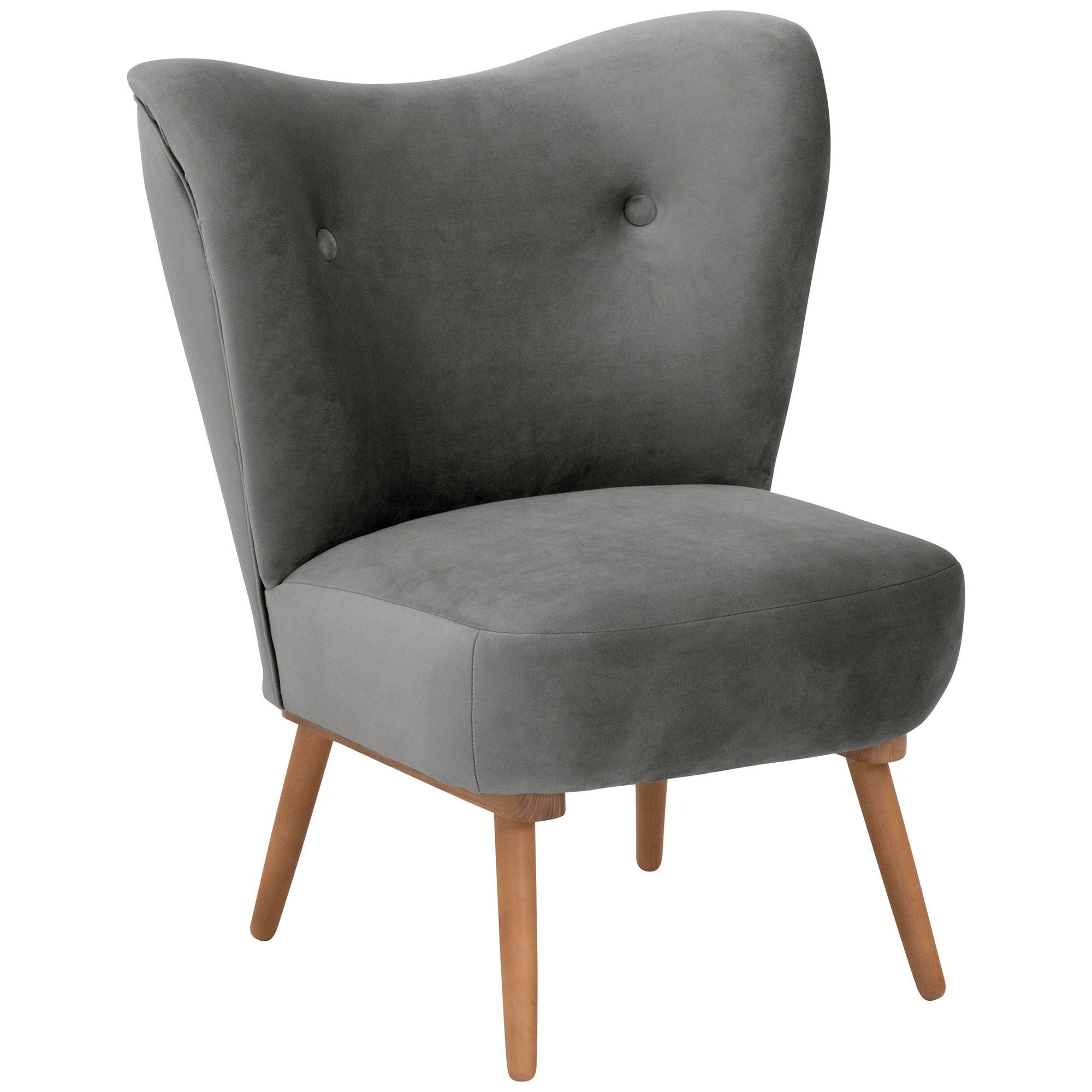wohnli-moebel-suche-800001430392 Wohnli Möbelsuche - COCKTAILSESSEL Kayra Samtvelours grau