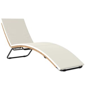 wohnli-moebel-suche-800001431015 Wohnli Möbelsuche - RATTAN-SONNENLIEGE Stahl PE-Rattan Cremeweiß