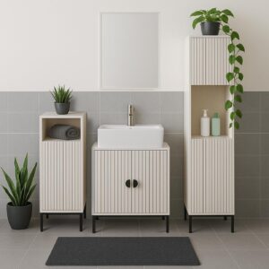 wohnli-moebel-suche-800001431628-1 KOMMODE Beige Holzwerkstoff MCW Möbel > Kommoden & Schubladenschränke > Kommoden Beige