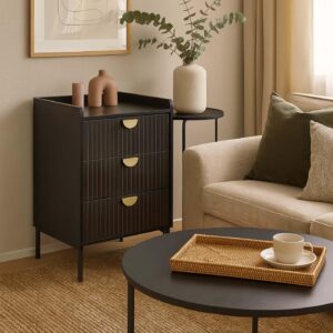 wohnli-moebel-suche-800001431674-1 KOMMODE Schwarz Holz MCW Möbel > Kommoden & Schubladenschränke > Kommoden Schwarz